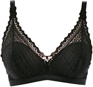 Image of Freya Daisy lace bralette Black