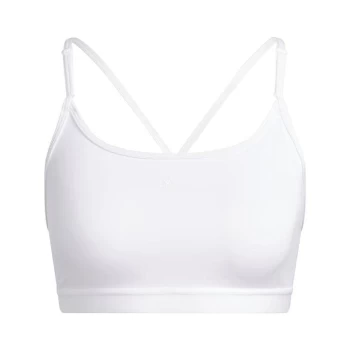 Image of adidas Aeroreact Training Light-Support Bra Womens - White