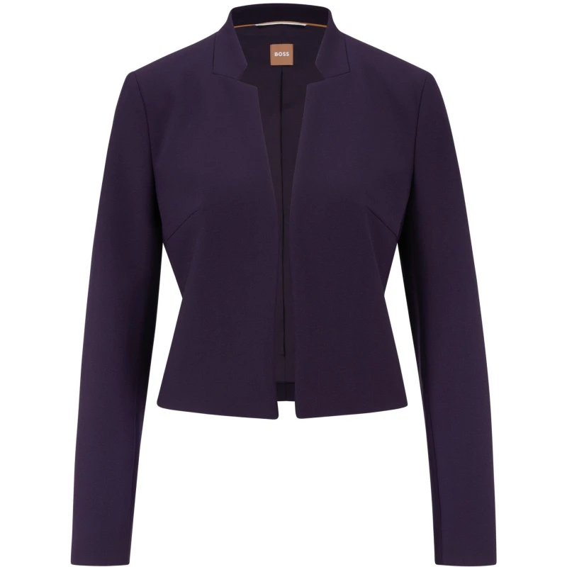 Image of Boss Womens Jevoka Blazer Dark Purple female 6 (XS)
