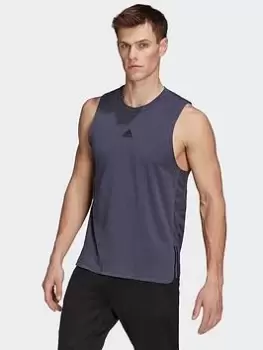 Image of adidas Train Motion Pack Sleeveless Vest, Navy, Size XL, Men