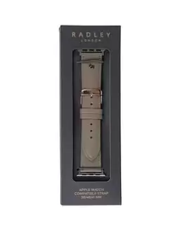 Image of Radley Ladies Marsupial Leather Apple Strap With Rose Gold Stud