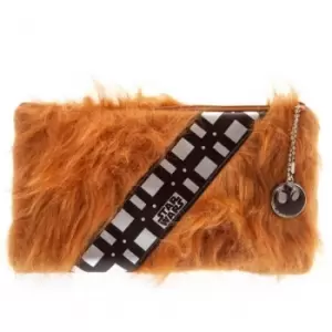 Image of Star Wars Chewbacca Pencil Case (One Size) (Golden Brown/Black)
