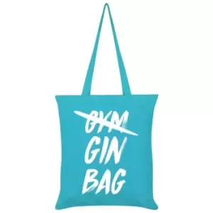 Image of Grindstore Gin Bag Tote Bag (One Size) (Azure Blue) - Azure Blue