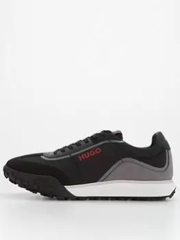 Image of Hugo Casey_Runn Black Trainers
