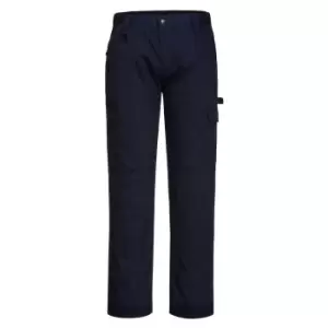Image of Portwest Mens Super Work Trousers (40R) (Navy)
