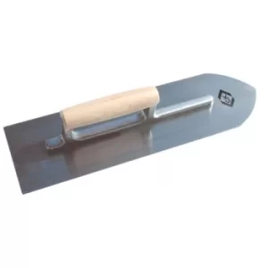 Image of CK Tools T5264 Flooring Trowel Carbon Steel Wood Grip 405x115mm