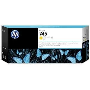 Image of HP 745 Yellow Ink Cartridge 300ml