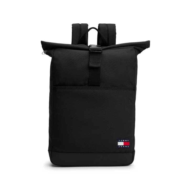 Image of Tommy Jeans Essential Daily Rolltop Backpack Black unisex One Size