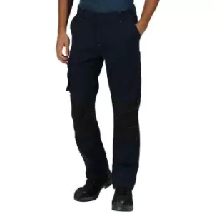 Image of Regatta Mens Scandal Stretch Work Trousers - Regular (30in) (Navy) - Navy