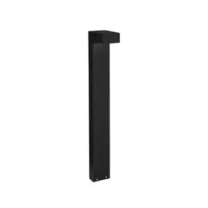 Image of Sirio 2 Light Outdoor Tall Bollard Black IP44, G9