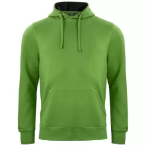 Image of Clique Mens Classic Melange Hoodie (S) (Green)