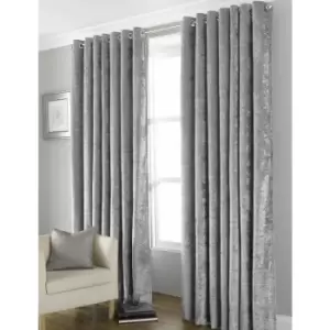 Image of Bliss Grey Curtains 66 x 72 - Grey - Country Club