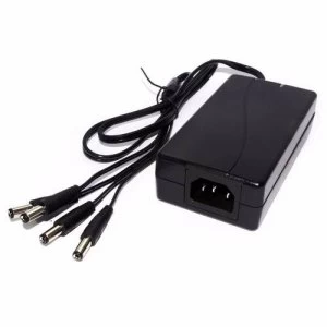 Image of Zexum 5A 4 Way In Line 12V Power Supply AC-DC CCTV Camera PSU
