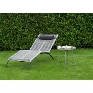 Image of Set of 2 Rio Sun Loungers in Grey