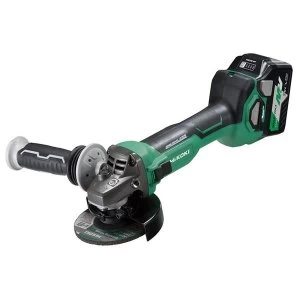 Image of HiKOKI G3612DA/JRZ Brushless Angle Grinder 115mm 18/36V 2 x 5.0/2.5Ah Li-ion