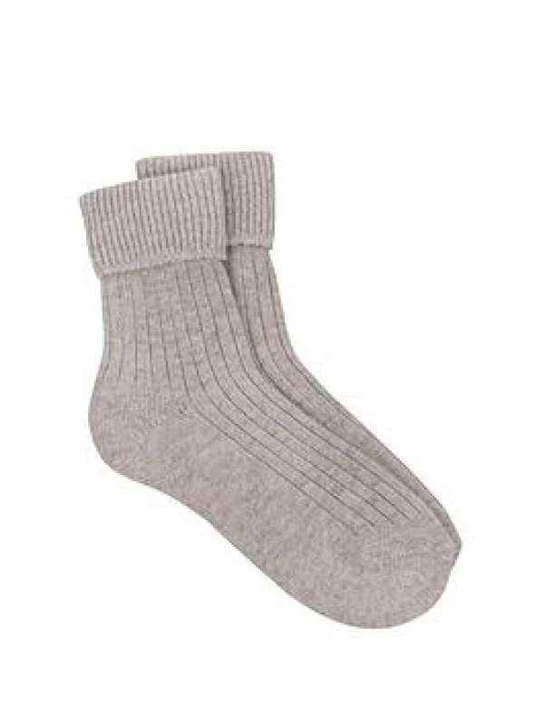 Image of totes Cashmere Blend Socks, Size: 13.2cm x 23.3cm Mink