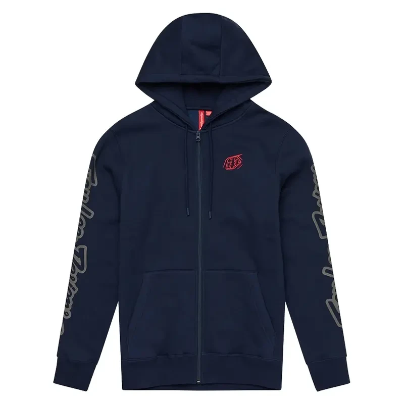 Image of Zip-up hoodie Troy Lee Designs Branded Bleu Male M
