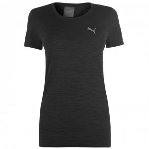 Image of Puma Seamless Evoknit T Shirt Ladies - Puma Black