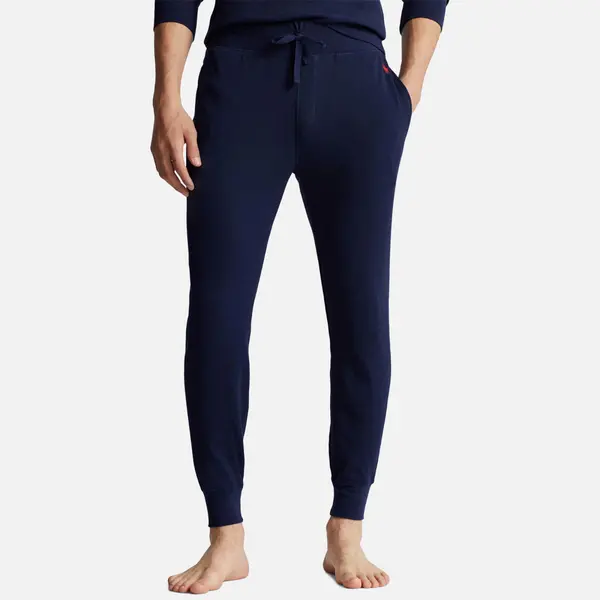 Image of Polo Ralph Lauren Waffle-Knit Cotton-Blend Sweatpants - XL