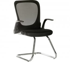 Image of TEKNIK Flip Mesh Visitor Chair - Black