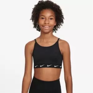 Image of Nike Dri-FIT One Big Kids (Girls') Sports Bra - Black