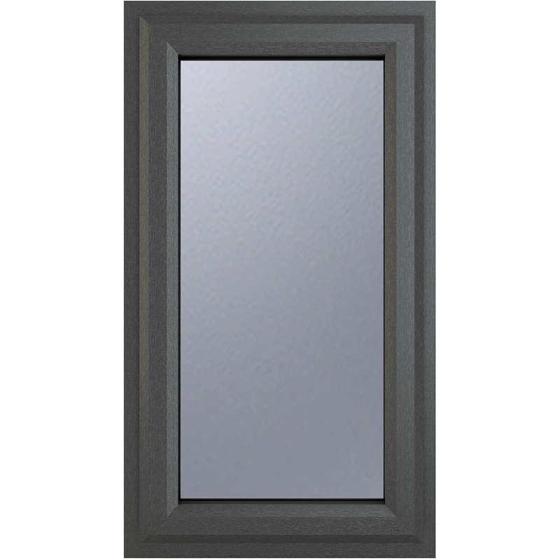 Image of Crystal Triple Glazed Window Grey/White Rh 610 X 965Mm Obscure 5GRYWHOTG610965