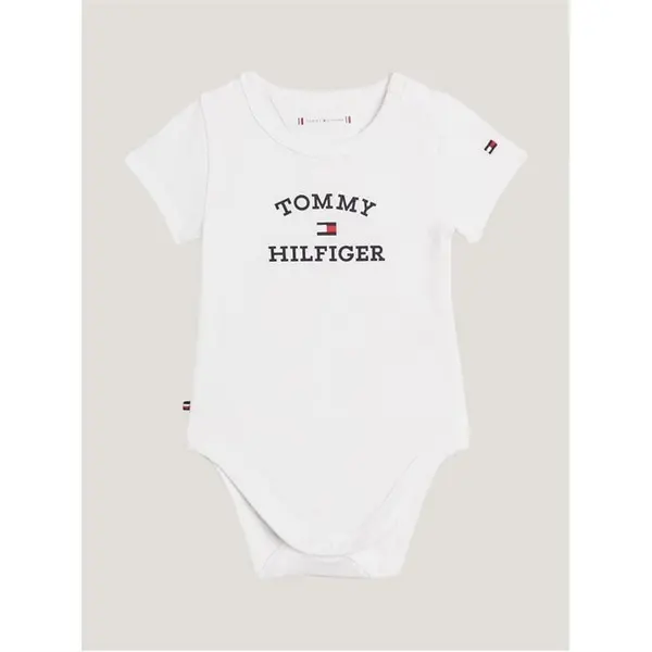 Image of Tommy Hilfiger Tommy Lgo Bdysuit Bb42 6M (68) White 56043901060
