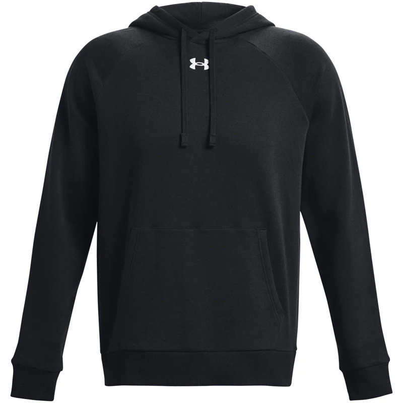 Image of Under Armour Rival Fleece Hoodie Mens Black male XS