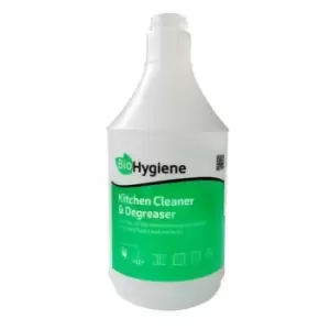 Image of Screen Printed Kitchen Cleaner & Degreaser Empty Trigger 750ml Bottle Ref BH204