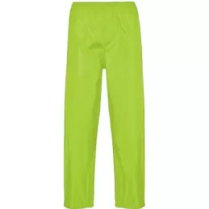 Image of Portwest Mens Classic Rain Trouser (S441) / Pants (XL) (Yellow)