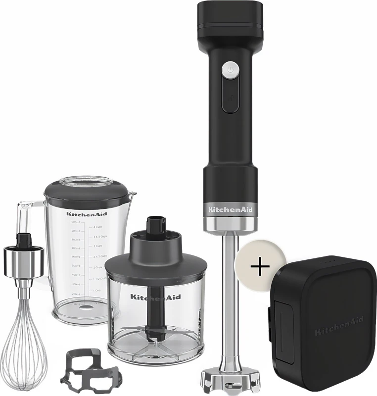 Image of KitchenAid 5KHBRV75BM Hand Blender - Black