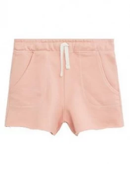 Image of Mango Girls Jog Shorts - Light Pink