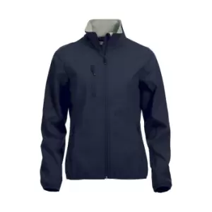 Image of Clique Womens/Ladies Basic Soft Shell Jacket (S) (Dark Navy)
