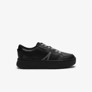 Image of Womens Lacoste L005 Leather Trainers Size 4 UK Black
