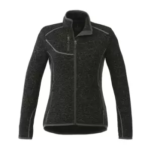 Image of Elevate Womens/Ladies Tremblant Knit Jacket (XS) (Heather Smoke)