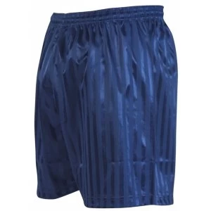 Image of Precision Striped Continental Football Shorts 26-28" Navy Blue
