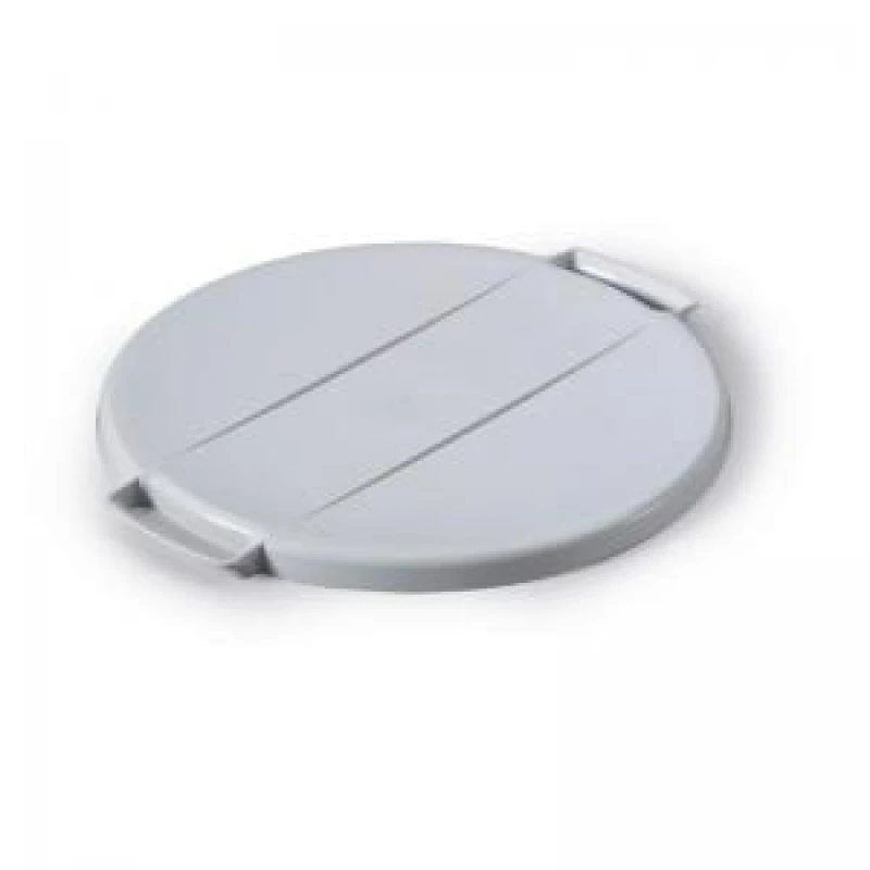Image of Durable DURABIN 40L Round Bin Lid - Strong Food & Freezer Safe - Grey Grey unisex