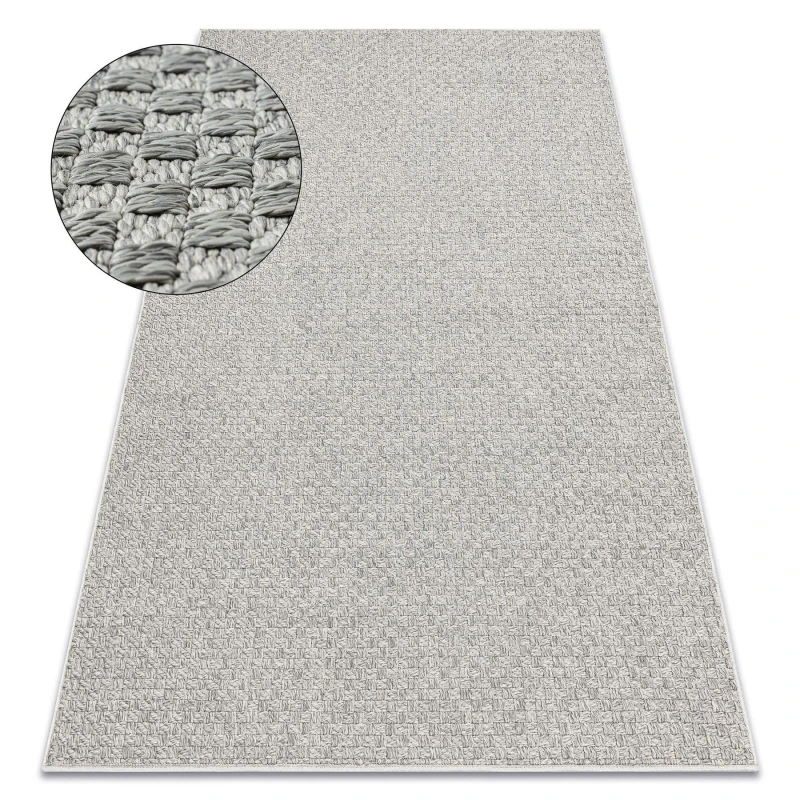 Image of RugsX Carpet Origi 3661 Grey - Flat-Woven Sisal String 78X150 Cm