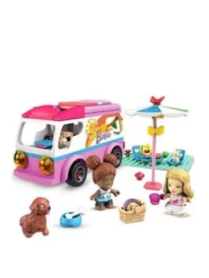 Image of Mega Construx Barbie Adventure Dreamcamper Construction Playset