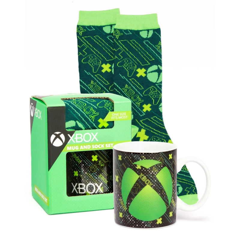 Image of Xbox Mug and Sock Gift Set Black