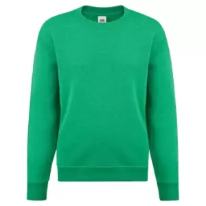 Image of Fruit of the Loom Kids/Childrens Classic Drop Shoulder Sweatshirt (3-4 Years) (Heather Green)