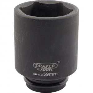Image of Draper Expert 3/4" Drive Deep Hexagon Impact Socket Metric 3/4" 59mm