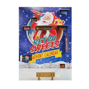 Image of Personalised Retro Sweet Advent Calendar, One Colour, Women