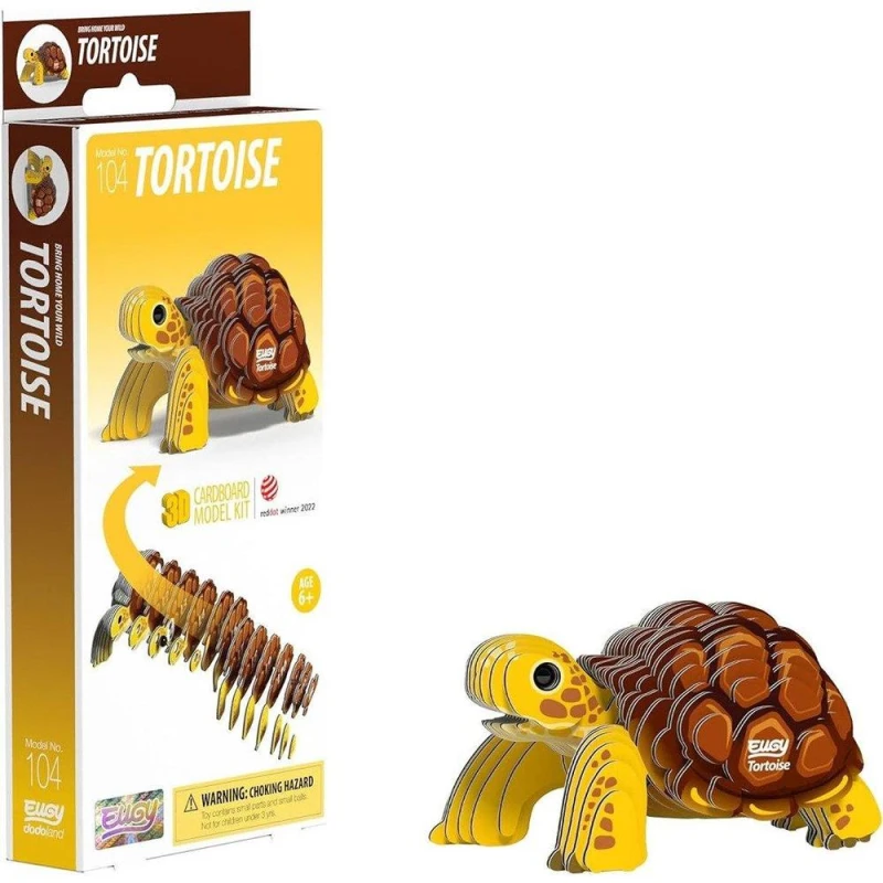 Image of Eugy Tortoise 3D Craft Kit Multi