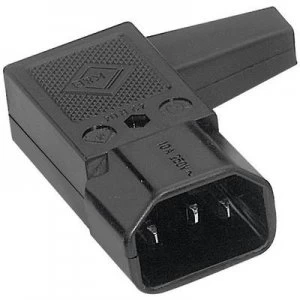 Image of IEC connector 42R Series mains connectors 42R Plug right angle