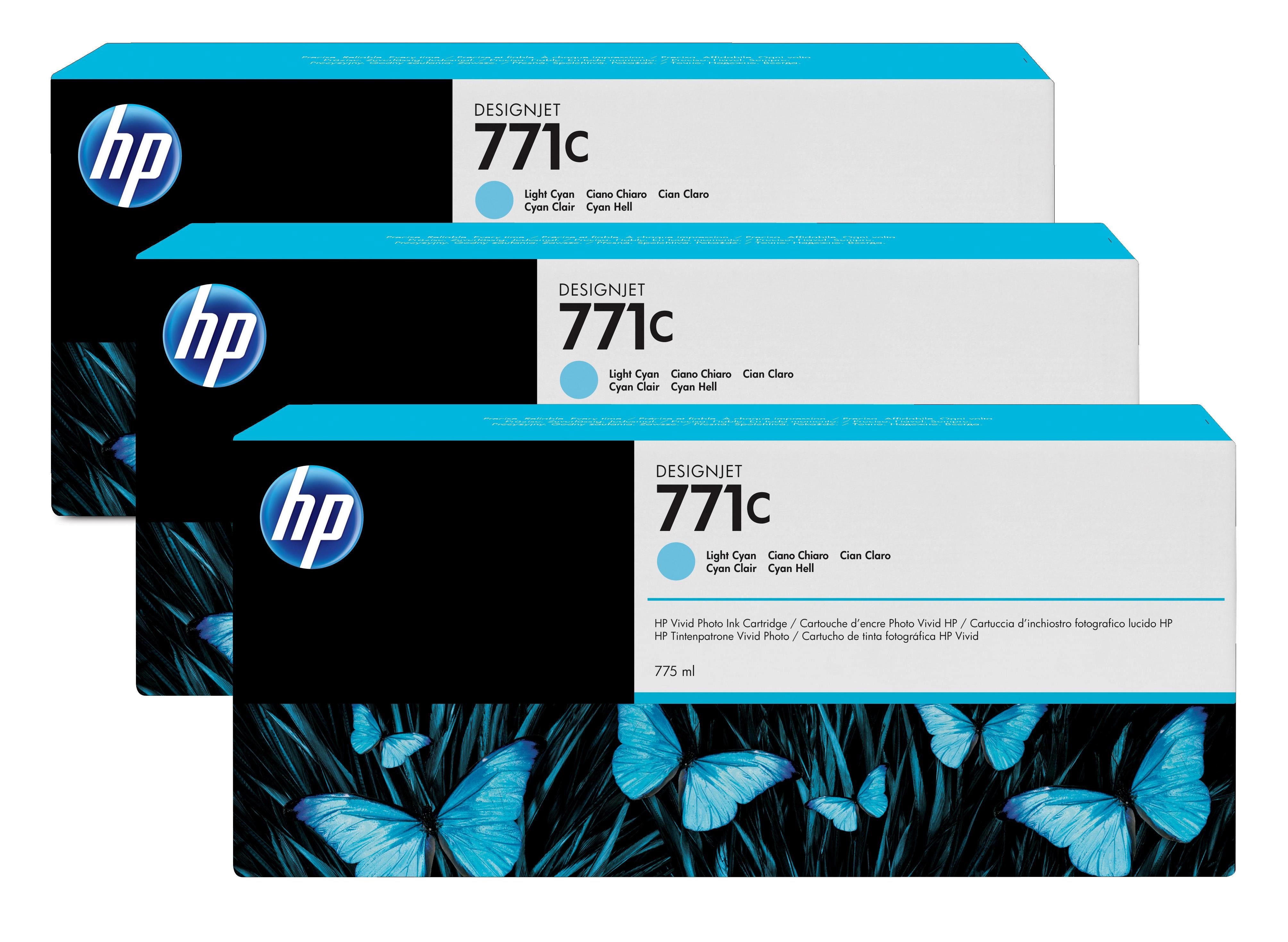 Image of HP 771 Light Cyan Ink Cartridge
