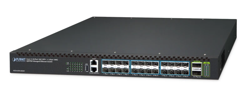 Image of PLANET XGS-6350-24X2C network switch Managed L3 Gigabit Ethernet (10/1