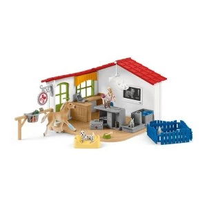 Image of Schleich - Farm World Veterinarian Practice with Pets