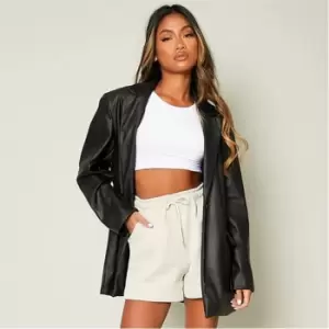 Image of I Saw It First Super High Waisted Sweat Shorts - Brown