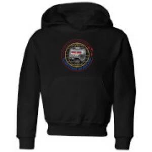 Image of Captain Marvel Pager Kids Hoodie - Black - 3-4 Years